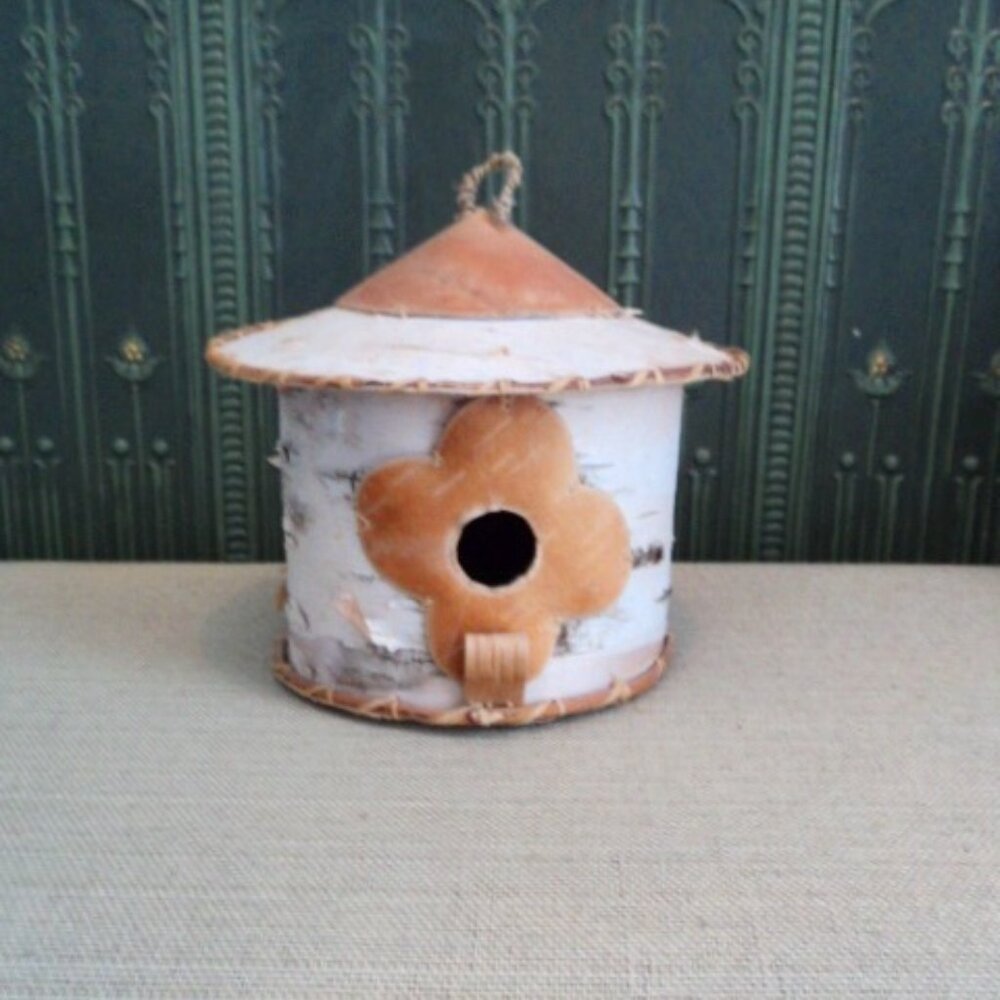 birchbark birdhouse